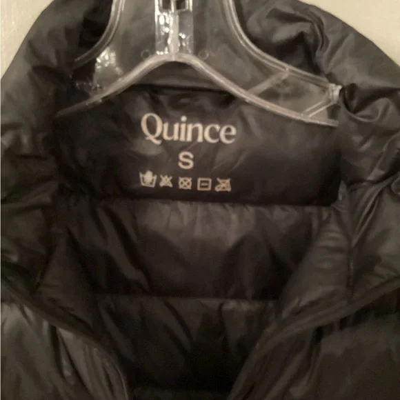 QUINCE SIZE S BLACK LIGHTWEIGHT DOWN PUFFER JACKET - Picture 7 of 10